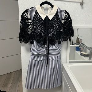 Self portrait short dress size US 0 UK4